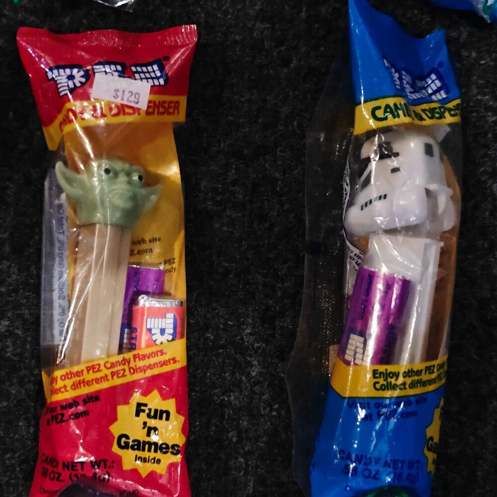 Lot of 18 Star Wars Pez Dispensers Sealed Vtg 90s Boba Fett Leia Netflix Doc NEW - Picture 13 of 16
